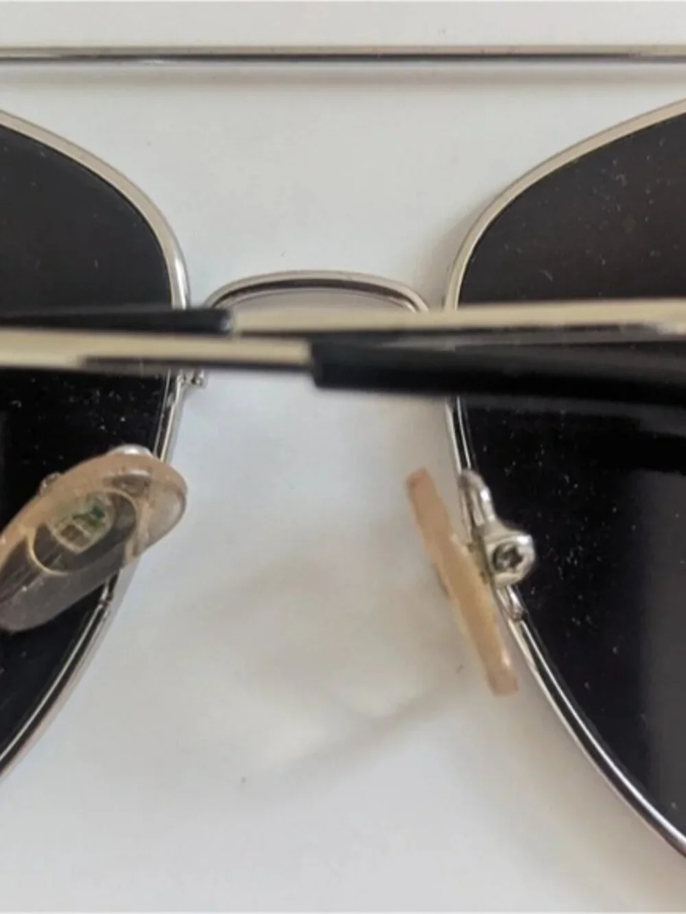 Aldo SIlver  Abstract Aviator Sunglasses